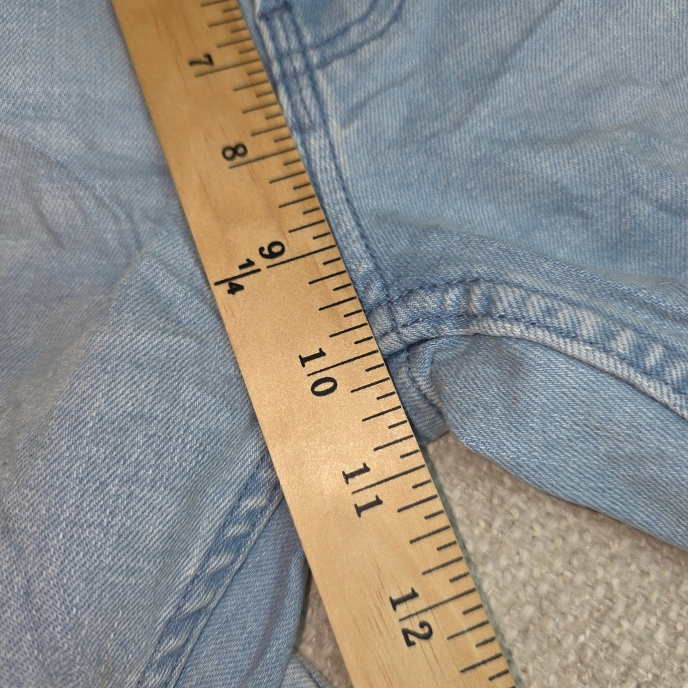 Hollister Mens Slim Straight Advanced Stretch Distressed Light Wash Jeans 32x32 - Picture 10 of 12